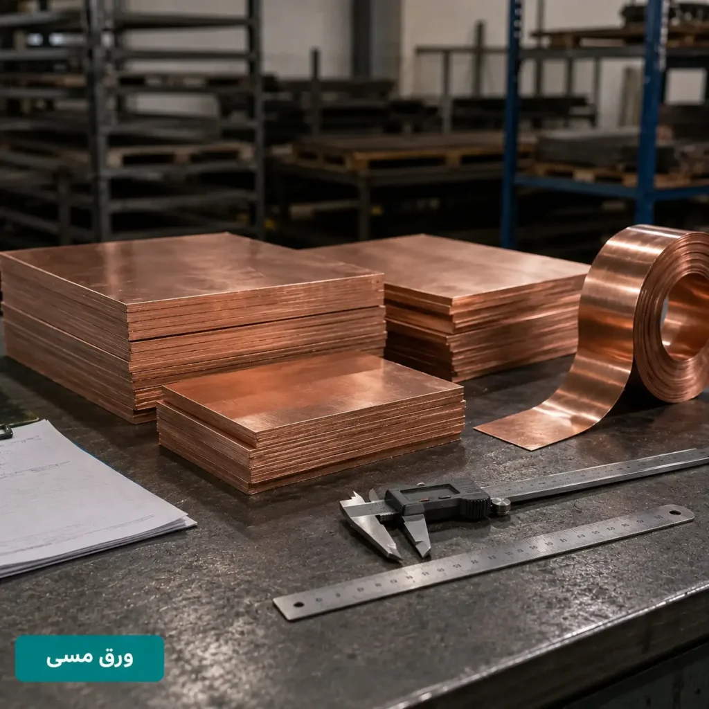 خرید ورق مسی صنعتی از مهندسی فولاد ابزار البرز